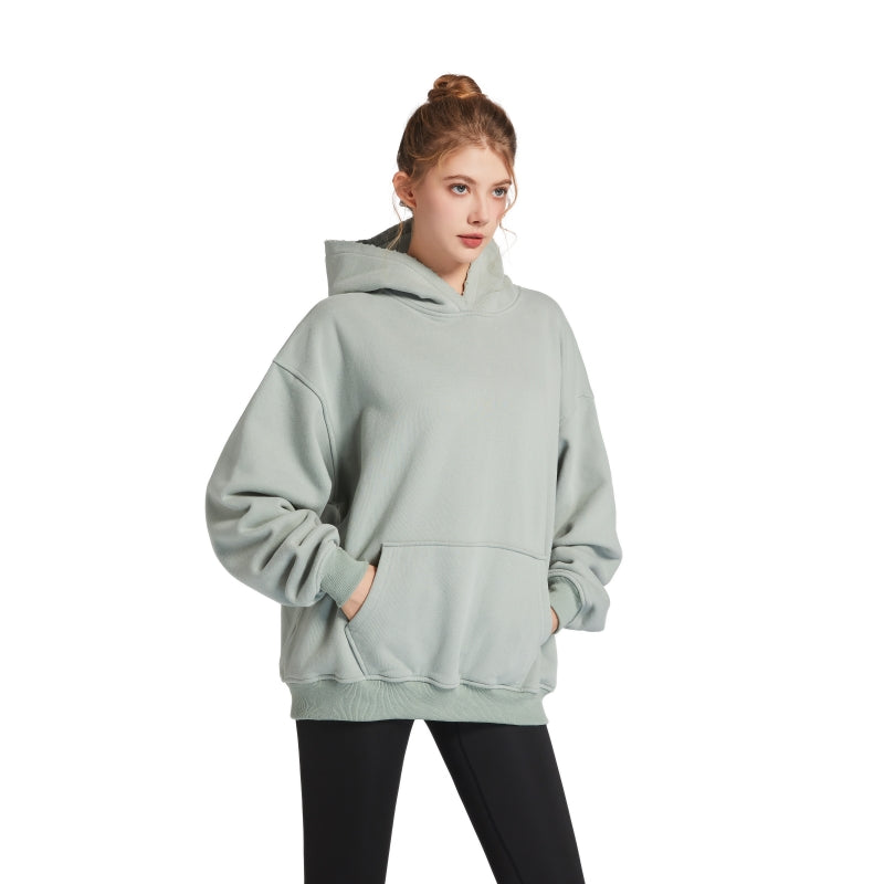 Unisex Hoodies – Soft, Warm Long Sleeve Pullover Sweatshirts, Loose Fit Minimalist Tops for Sports & Casual Wear