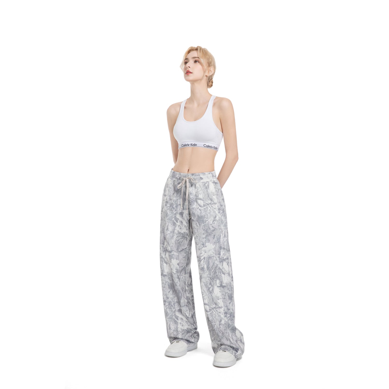 Camouflage Air Layer Modal Cotton Straight Leg Pants Versatile for Commute, Sports & Loungewear| Wrinkle-Resistant & Effortless Care