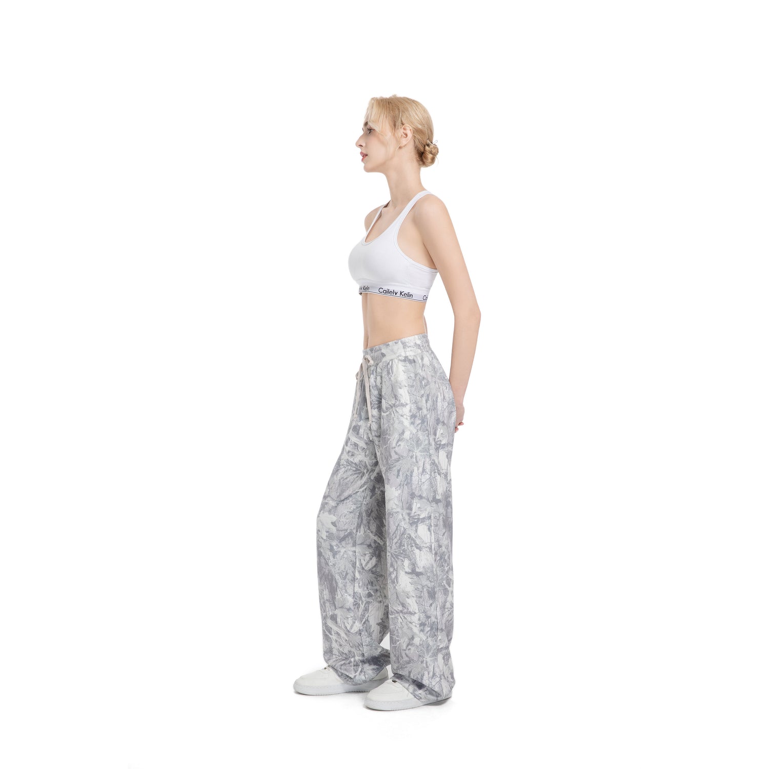 Camouflage Air Layer Modal Cotton Straight Leg Pants Versatile for Commute, Sports & Loungewear| Wrinkle-Resistant & Effortless Care