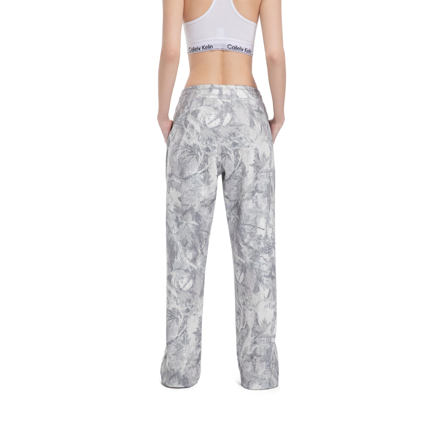 Camouflage Air Layer Modal Cotton Straight Leg Pants Versatile for Commute, Sports & Loungewear| Wrinkle-Resistant & Effortless Care