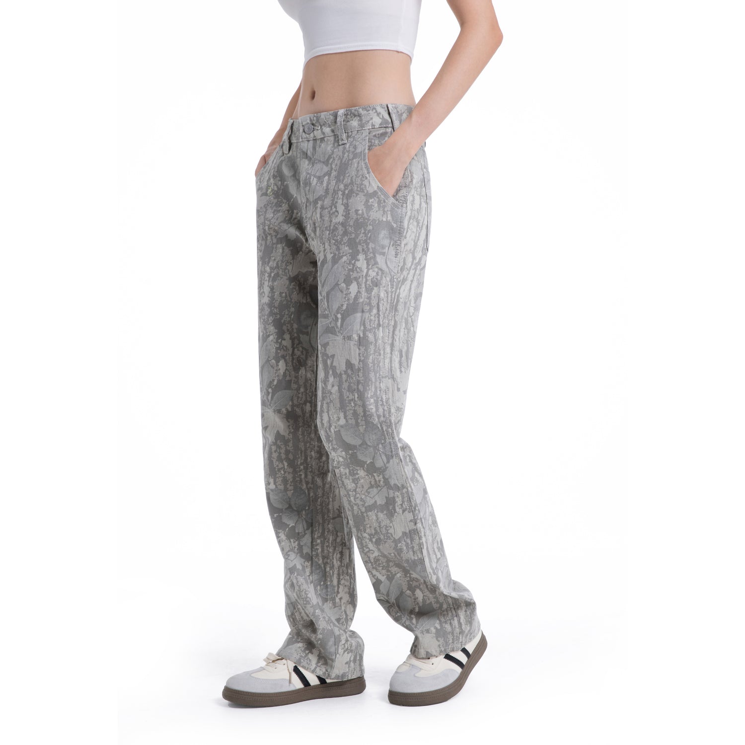 OUTDOOR Spring Camouflage Print Cargo Pants Cool Boyfriend Style Stylish Comfort For Outdoor Outings
