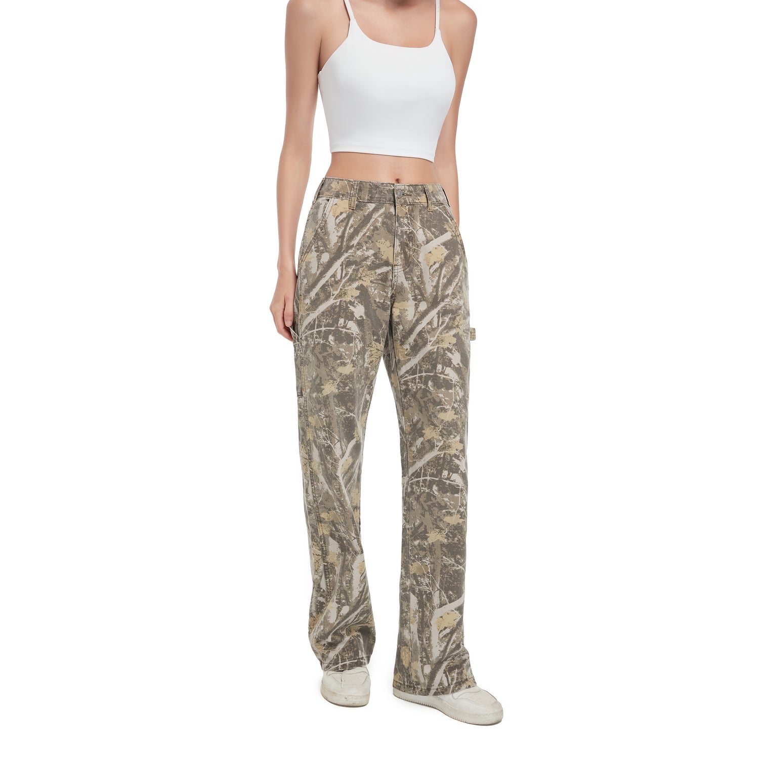 OUTDOOR Classic Bestselling Forest Camouflage Outdoor Cargo Jeans Pants