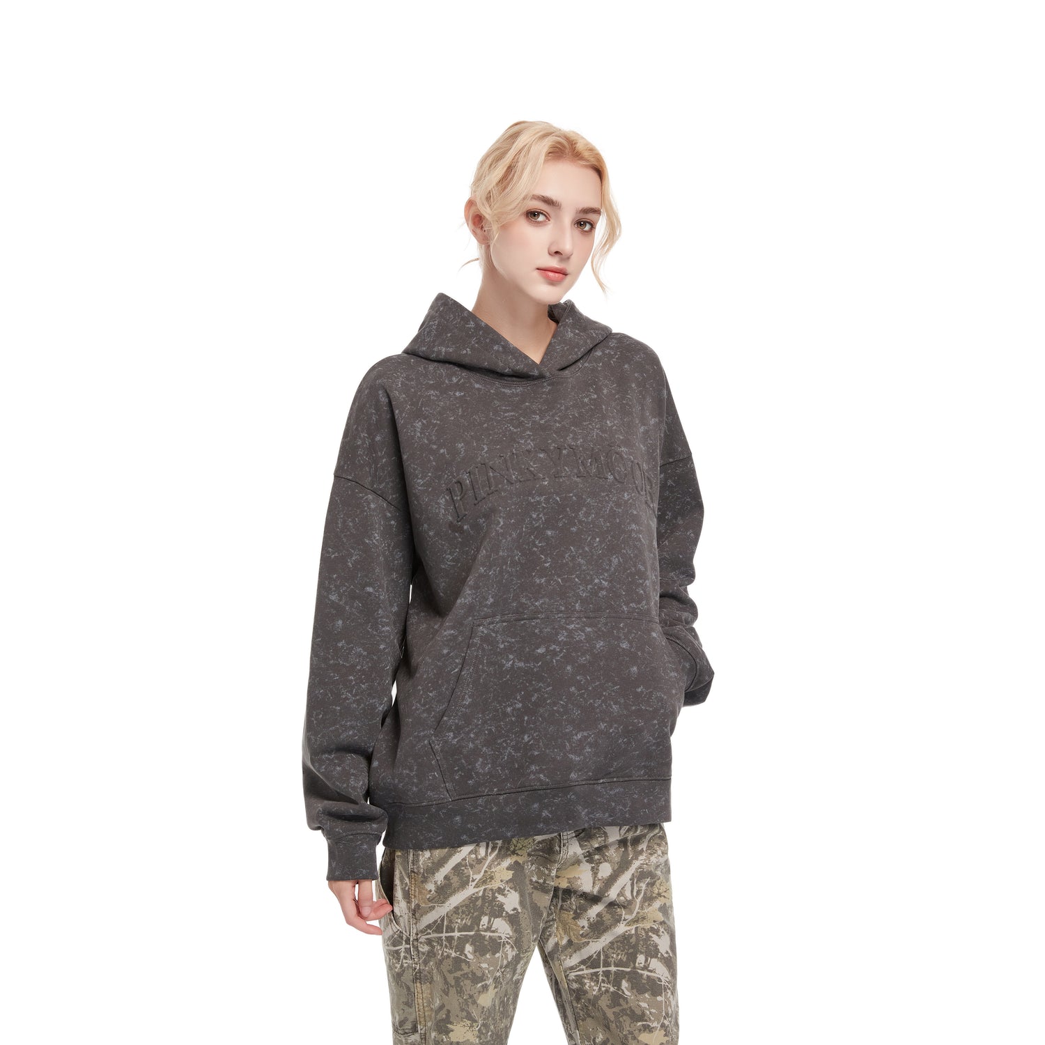 snowflake print sweatshirt