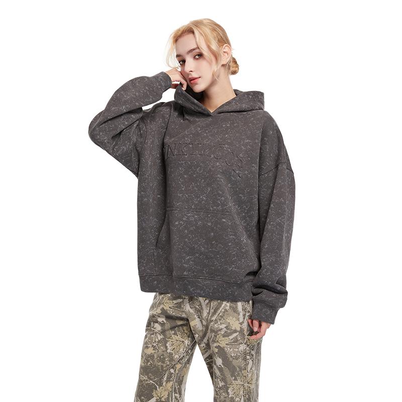 Women’s Snowflake Print Pullover – Letter Graphic Hoodie, Premium Craft Sweatshirt for Casual Wear